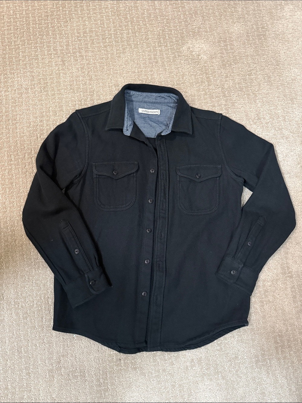 Outerknown Black Blanket Shirt